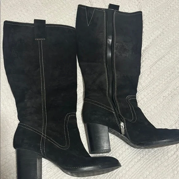 Vintage Enzo Angiolini Suede Boots. 9. Excellent condition! Very comfortable!! - Picture 1 of 8